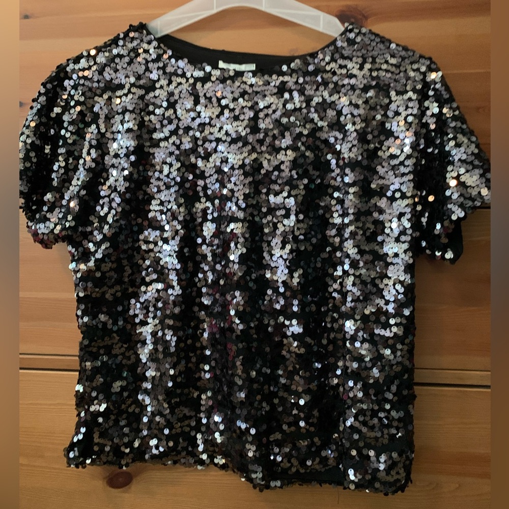 H&M sequin t-shirt